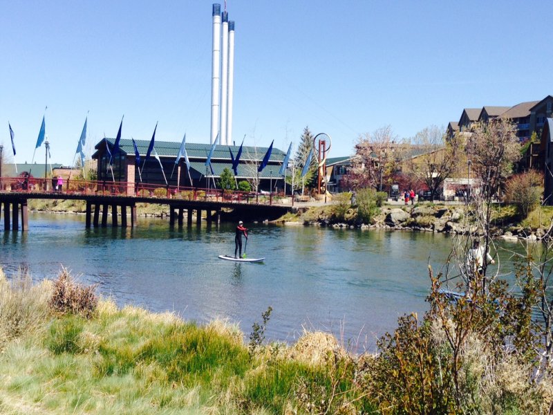 Old Mill district in Bend