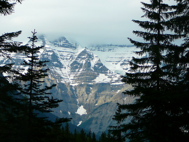 Mt Robson from the lodge