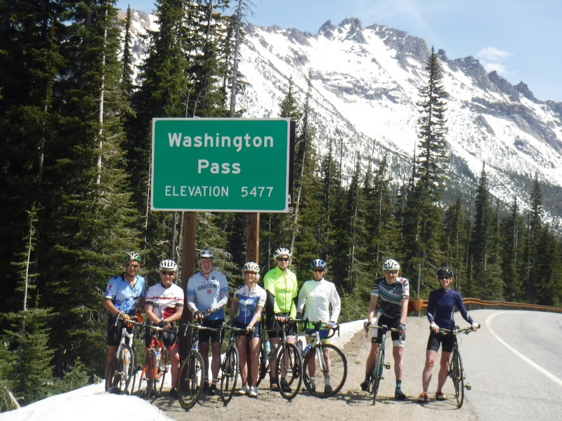 The group at Washington Pass
