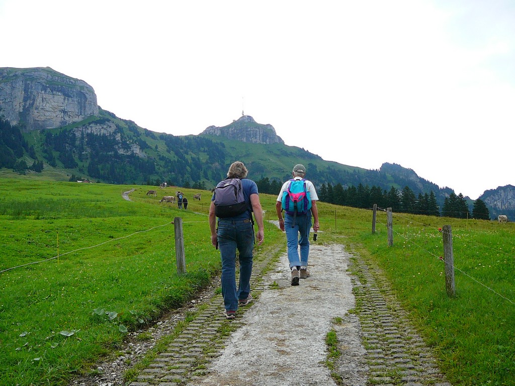 Hiking Hoher Kasten in Switzerland