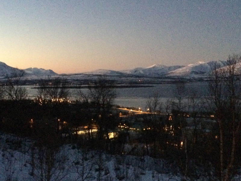 View from Stine's house - Tromso