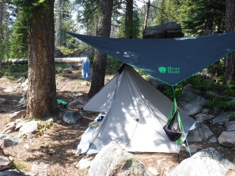 Our camp at Black Lake