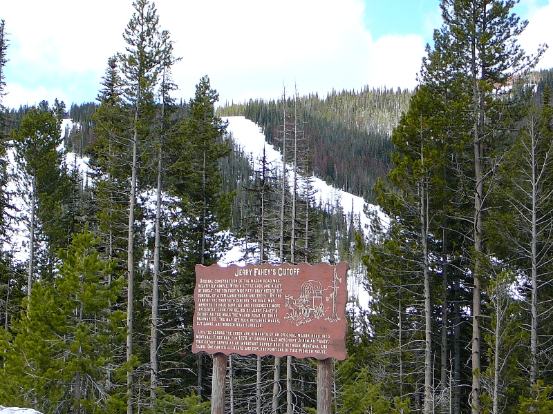 Lost Trail Ski Area - MT ID border
