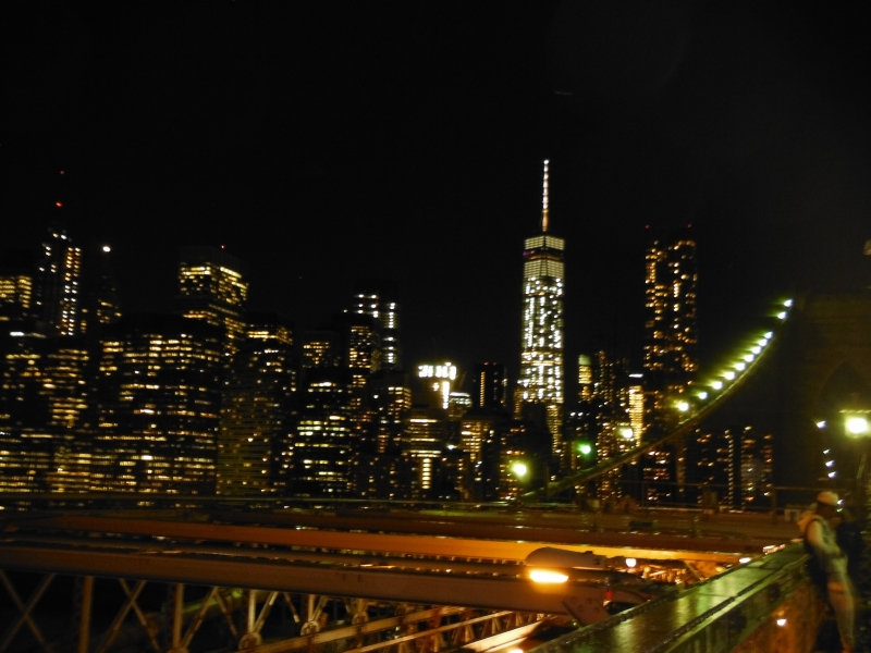 Brooklyn Bridge at night NYC