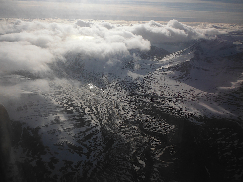 Flying into Tromso