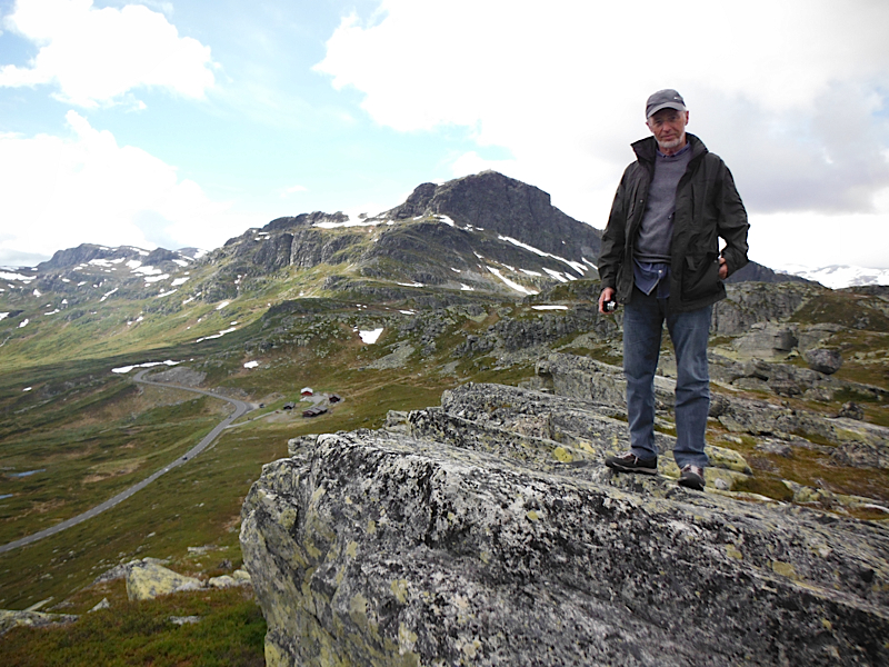 Dad on Heklefjell hike