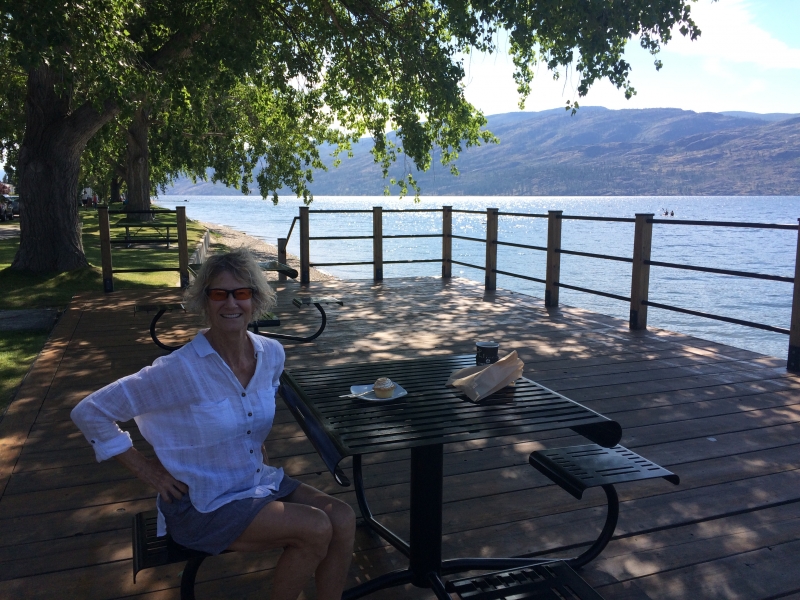 With Joyce in Peachland