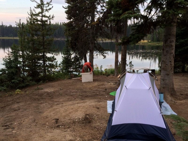 Camping at Idleback Lake