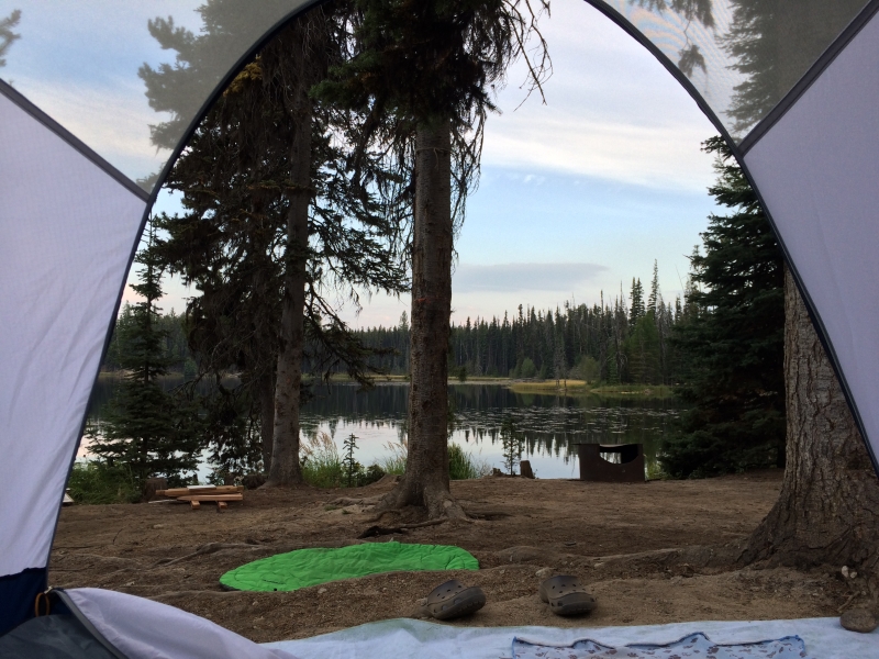 Camping at Idleback Lake