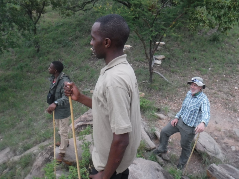 Early morning hike from Sangaiwe Lodge