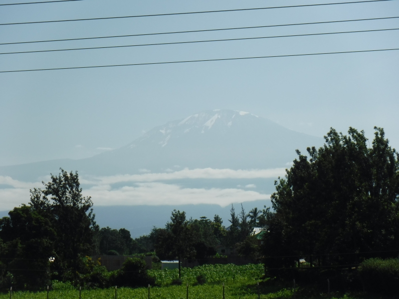 Mt. Kilimanjaro in the distance