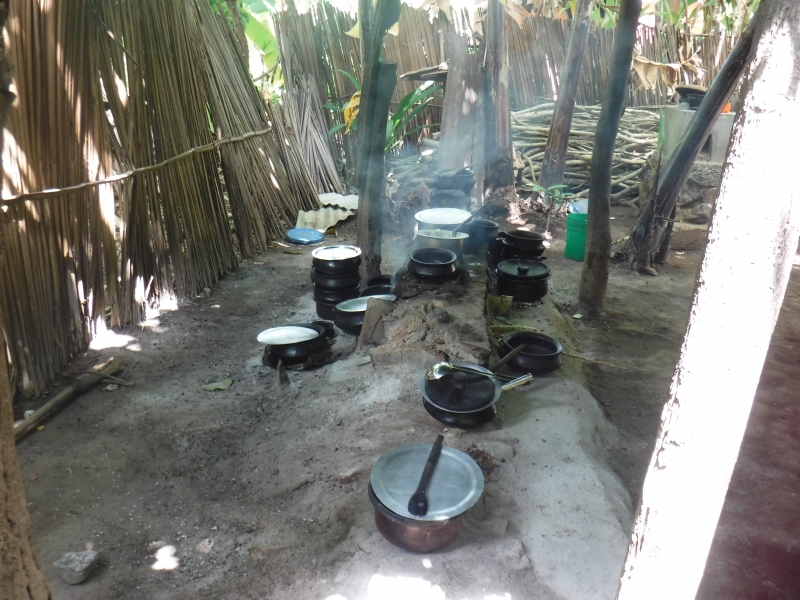 Tanzania outdoor kitchen