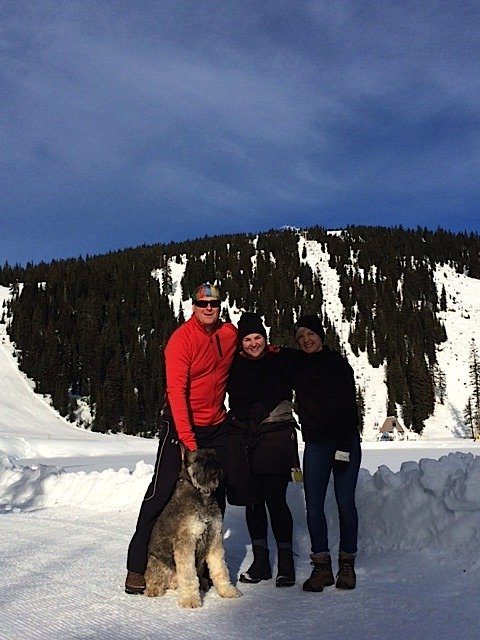 Dougie and family at Big White