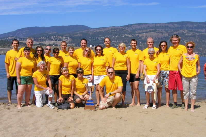 All volunteers - Across the Lake Swim 2009