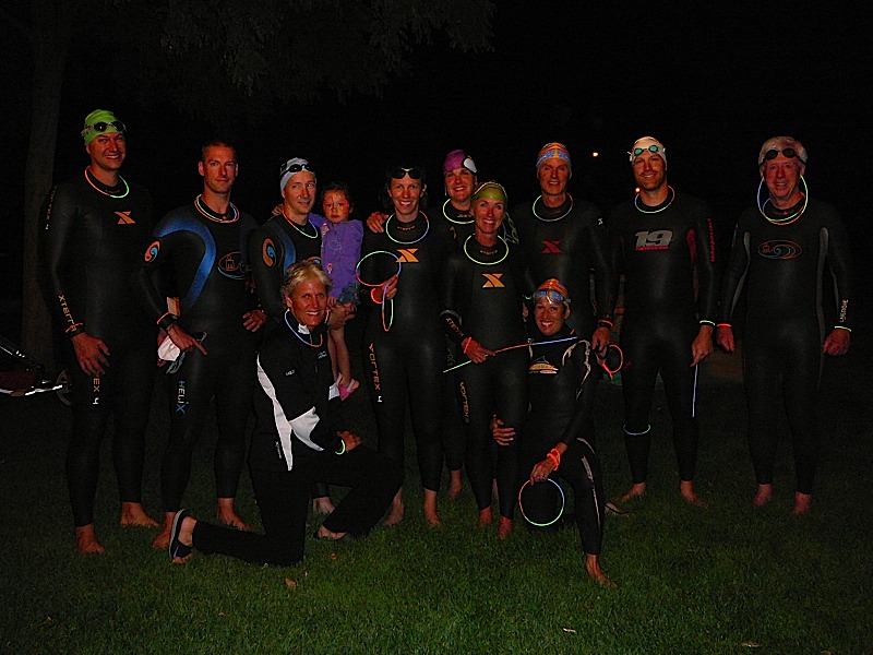 The whole night-swim group