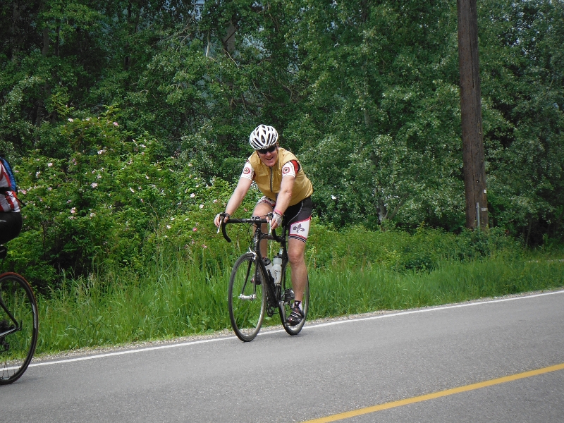 Alistair at Century Ride Armstrong 2013