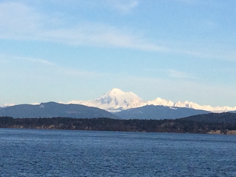 View from ferry to Orcas Island