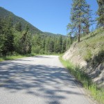 Riding up to Apex near Pentiction, BC